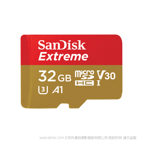 閃迪 SDSQXVF-032G-ZN6MA 32GB TF卡 讀100MB/s寫60MB/s V30 U3 支持4K拍攝 手機存儲卡