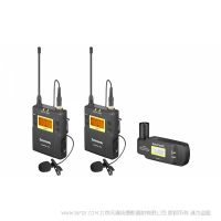 楓笛 Saramonic UwMic9 Kit8（TX9+TX9+RX-XLR9）無(wú)線領(lǐng)夾式麥克風(fēng) 一拖二  小蜜蜂 小海豚 單反攝像機(jī)話筒