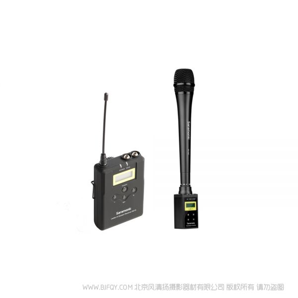 楓笛 Saramonic UwMic15B(RX15 + SR-XLR15) 適用于 數(shù)碼單反相機 無反相機 攝像機 16通道UHF無線