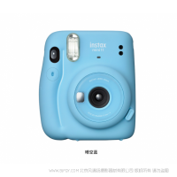 富士 instax mini11 一次成像相機(jī) 拍立得 迷你11  晴空藍(lán) 緋櫻粉 冰晶白 丁香紫  暗夜灰 若葉綠
