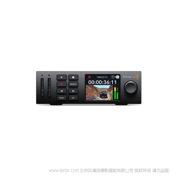 BMD HyperDeck Studio HD Mini 3G-SDI輸入輸出、HDMI輸出、雙SD卡存儲介質(zhì)插槽、內(nèi)置同步和時間碼生成器 錄像機