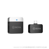 BOYA 博雅  BY-M1LV-U 無線麥克風(fēng)系統(tǒng) BY-M1LV-U-RX是一款USB-C接收器，用于安卓手機(jī)